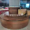 Estanterías de Exhibición de Columna y Estante para Supermercados Rodean Columnas por Todos los Lados, Columnas de Cemento en Centros Comerciales, Columnas Cuadradas, Contenedores Duraderos