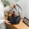 Bolso Cruzado Nuevo 2025 Tipo Dumpling, Textura Moderna y Sencilla, Bolso de Media Luna, Bolso de Axila Portátil, Bolso de Hombro para Viajes Diarios, Listo para la Venta