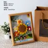 Presente para o Dia do Professor Enfeites de Porta-Retrato de Flor Tricotada Feitos à Mão DIY Produtos Acabados Escola Primária Jardim de Infância Presentes Práticos para Professores