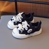 Zapatillas de Velcro para Niños 2023 Primavera y Otoño Nuevas Lindas Zapatillas Antideslizantes de una Sola Capa para Niños Zapatos Blancos para Niñas