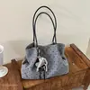 Bolsa casual de bolinhas de grande capacidade para mulheres, nova moda 2026 bolsa de ombro para o dia a dia, bolsa tote de alta qualidade, bolsa saco