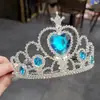 Em Estoque Fornecimento Direto Acessórios de Cabelo Infantis Conjunto Coroa Varinha Mágica Acessórios de Tiara para Meninas Princesa Elsa Meninas Atacado