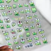 Pegatinas para Uñas Mousse de Fresa de Conejito Fresco y Femenino Serie de Mascotas Lindas Gato, Oso y Cachorro Ts3814