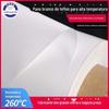 Pano de teflon branco resistente ao calor, máquina de selagem de teflon, máquina de fazer sacos de pano de isolamento térmico, máquina de estampagem a quente, pano de estampagem a quente resistente a altas temperaturas