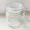 Frasco de Vidrio Sellado Frasco de Almacenamiento Frasco para Vino Frasco para Limón Miel Pepinillos con Asa y Tapa Hermético a Prueba de Fugas