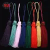 Nudo de dragón borla de trompeta DIY nudo chino tejido a mano mini pincho colgante L5091 venta al por mayor de fábrica en stock