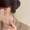 Brincos Irregulares Geométricos em Forma de Gota d'Água para Mulheres, Estilo Simples e Cool, Presilhas de Orelha da Moda Tendência para o Dia a Dia, Acessórios Criativos para Orelhas
