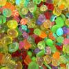 Simulado Transparente Luminoso Estéreo Serie de Frutas DIY Accesorios de Resina Carcasa para Teléfono Móvil Joyería Adornos para Horquilla Imanes para Refrigerador