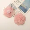 Estilo Coreano Dulce y Fresco Malla Borde Quemado Rosa DIY Accesorios para el Cabello Hechos a Mano Zapatos y Calcetines Accesorios de Vestimenta Accesorios Venta al por Mayor