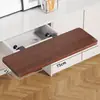 Placa de Extensión para Escritorio, Bandeja Ampliada Específica para Cajón sin Taladro, Soporte Plegable para el Borde del Escritorio del Hogar