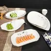 Plato Cerámico para Cocinar Pescado al Vapor de la Isla Qianshan, Plato Largo para Servir Cocina China en Hoteles, Plato Caliente para Clubes de Restaurantes Hunan