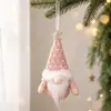 Cross-border novo tecido de Natal floresta boneca pingente sem rosto boneca ornamentos cena decoração atacado em estoque