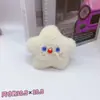 Colgante de estrella de peluche creativo con forma de corazón para niña, llavero con forma de corazón, chirriante, para mochila