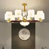 6 Nuevas Lámparas Colgantes para Sala de Estar de Nogal Negro Estética Dinastía Song Villa Restaurante de Lujo Estilo Chino Luz Estilo Chino Nuevo