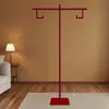Lanternas para Uso Externo, Lanternas Chinesas Penduradas para Decoração de Parede, Suporte para Exibição para Adivinhar Enigmas de Lanternas, Suporte de Chão em Arte de Ferro, Formato Quadrado