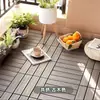 Piso Laminado Composto Plástico-Madeira à Prova d'Água e de Umidade, Piso de Madeira-Plástico para Jardim Externo, Piso de Madeira-Plástico Montado para Paisagismo Público Atacado