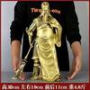 Estátua de Bronze de Guan Gong, Figura de Artes Marciais em Bronze, Estátua de Adoração para Sala de Estar, Guan Yu, o Santo das Artes Marciais, Estátua de Guan Gong para Abertura de Negócios
