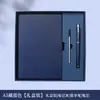 Caixa de Presente com Caderno A5 Conjunto Personalizado Caderno Simples Capa Macia Diário Caderno de Atas de Reunião Logo Personalizado
