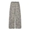 Calça masculina americana de rua com estampa de leopardo, marca trendy, calça casual reta de perna larga solta com estampa de letras lateral