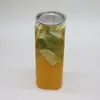 Botella de plástico PET transparente cuadrada alta de 500 ml para té de leche, botella para bebidas de jugo, fabricante personalizado al por mayor