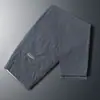 Pantalones Casuales de Seda Helada de Verano de Nueve Puntos, Hombres Delgados Holgados Rectos Color Sólido Secado Rápido Transpirable Sensación Fresca Nuevo Modelo 2026
