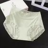 Bragas de Seda Hielo Ultra Delgadas con Ribete de Encaje Sexy, Sin Costuras, Transpirables, Entrepierna Extendida, 7A Antibacterianas, Alta Elasticidad, Sin Marcas