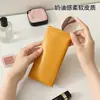 Bolsa portátil para gafas, bolsa de almacenamiento para gafas de sol, bolsa de terciopelo antipresión, caja de almacenamiento con resorte de cierre automático para mujer