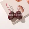 Tendência Millennial Festivo Xadrez Enchimento de Algodão Acessórios de Laço DIY Roupas Acessórios de Cabelo Broche Acessórios de Joias