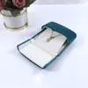 Caja de Terciopelo con Broche de Presión de Doble Apertura, Elegante Caja de Joyería, Set de Cajas para Anillo, Arete, Pulsera, Collar, Al Por Mayor en Stock