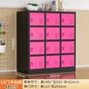 Color Locker Gabinete de Hierro Engrosado Escuela Gabinete Pequeño Taquilla de Aula Taquilla para Estudiantes de Jardín de Niños Gabinete para Mochilas