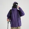 Jaqueta Três-Em-Um Removível Outono e Inverno Duas Peças Corta-Vento Outdoor Jaqueta Masculina Repelente à Água Tamanho Grande Jaqueta para Montanhismo
