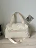 Bolsa de Tote Energética con Puntos Blancos Estilo Coreano Sensación Relajada Almacenamiento Multicompartimento Bolsa para Salidas de Estudiantes Universitarios Viajes