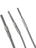 Conector Roscado de Acero Inoxidable y Hierro Galvanizado con Cable de Acero Recubierto de Aceite para Tensión y Antiaflojamiento
