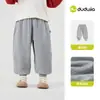 Calça Jogger de Outono para Meninas da Dudu Calças Esportivas Novas Infantis Roupa Infantil Calça Longa Nova para Bebê