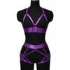 Comercio transfronterizo nuevo multicolor opcional hueco tentación sexy tirante divertido para mujer traje dividido N0241