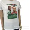 Camiseta de Manga Corta 100% Poliéster Procesamiento y Exportación a África Ghana Camisa Electoral Regalo Promocional Fabricante de Camisetas