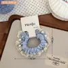Nuevo Scrunchie Retro Simple de Perlas y Pedrería, Accesorio Versátil para Coleta, Banda para el Cabello de Alta Elasticidad