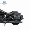 Coche muscular Wolf adecuado para construcción matón gordo 900 bolsa lateral bolsa lateral caja lateral retro modificación bolsa para casco impermeable liberación rápida