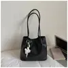Bolso de Axila de Alta Gama de Moda para Mujer 2026 Nuevo Estilo Coreano Bolso Tote Sencillo Estudiante Gran Capacidad Bolso Cubo de Hombro Único
