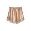 Calça de segurança de seda gelada feminina anti-luz leggings de verão pode ser usada por fora sem enrolar renda solta shorts cor da pele atacado