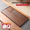 Bandeja de té de madera maciza un lote de mesa de té seca rectangular simple para el hogar oficina kung fu con drenaje