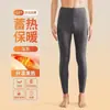 Roupa íntima térmica masculina de modal para outono e inverno, calça quente forrada com fleece, calça comprida plus size