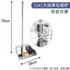 Ventas Directas de Fábrica 28CM Recogedor Extra Grande Engrosado de Acero Inoxidable Pala Contenedor Pala Sanitaria