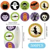 53 Piezas/60 Piezas/Pegatinas de Graffiti de Personajes de Terror de Halloween de Moda Europeas y Americanas para Decorar Bolsas de Regalo, Botellas de Agua y Cajas de Almacenamiento