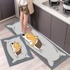 Tapete de cocina fresco de estilo americano, manta de noche, alfombra larga, tapete para puerta de entrada, tapete de corte completo, exportación transfronteriza