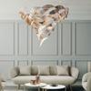 Oficina de ventas Villa recoger sala de estar vacía arte candelabro edificio dúplex comedor dormitorio alas candelabro de cristal lámpara de escalera