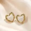 Aretes de Flor de Perla Coreanos para Mujer, Aretes de Lujo Ligero y de Alta Gama, Estilo Nuevo, Moda de Nicho, Aretes Versátiles al por Mayor
