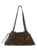 Bolso de Hombro Retro con Pliegues Transfronterizo para Viajes de Negocios para Mujer Nuevo Otoño/Invierno 2026 Gran Capacidad Casual de Hombro o Debajo del Brazo para Mujer