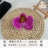 Orquídea Phalaenopsis 3D Boda Flores Artificiales Accesorios para Paredes Materiales Florales Boda DIY Piezas de Flores Decorativas Pétalos Pinzas para el Cabello Tocados Flores Venta al por Mayor