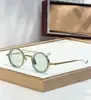 Rigon Moda Transfronteiriça Novo Metal Armação Pequena Redonda Estilo Punk Óculos de Sol Masculinos Proteção Solar ao Ar Livre Óculos de Sol Retro Jmm
